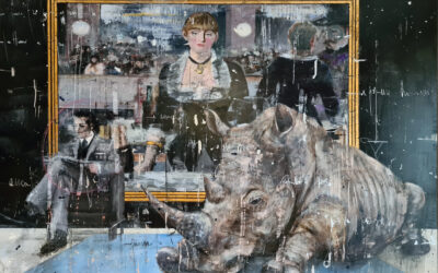Misplaced – Manet with a rhino